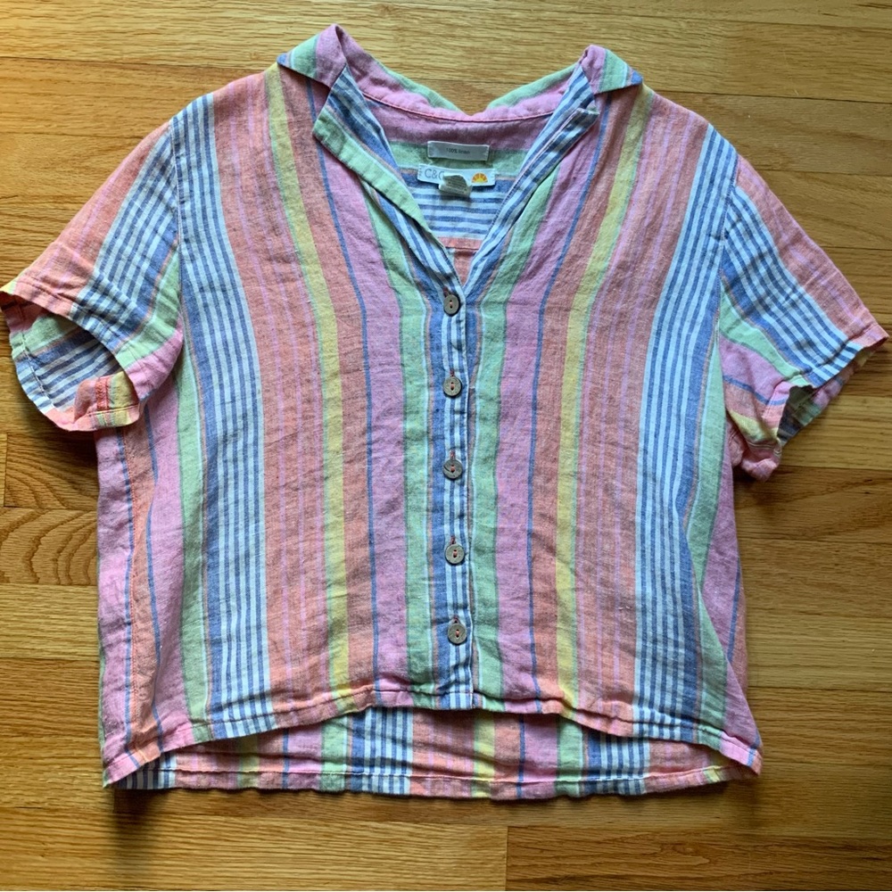 C&C California Women’s Striped Golf Shirt